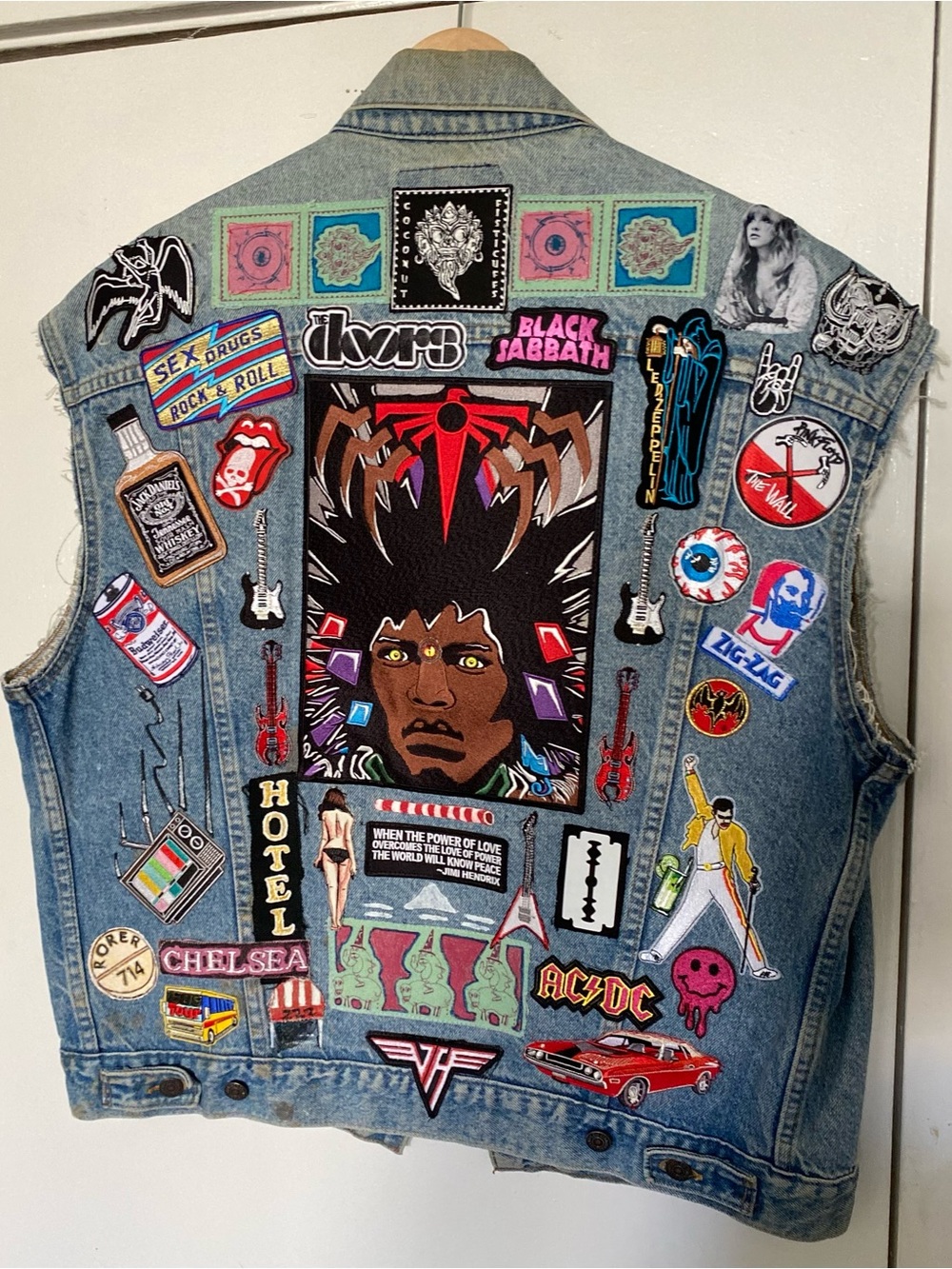 Custom Vintage Levi’s Denim Patchwork Vest